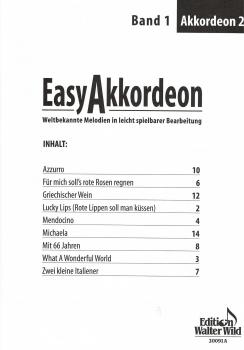 Easy Akkordeon Band 1
