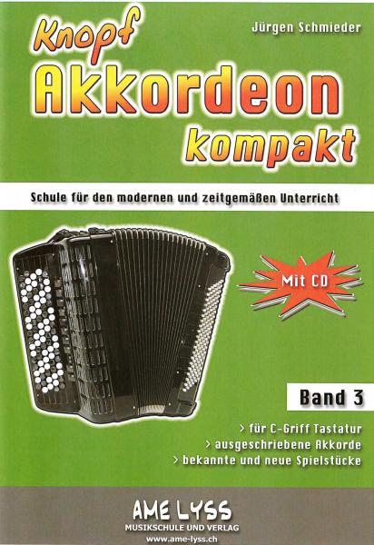 Knopf Akkordeon kompakt Band 3