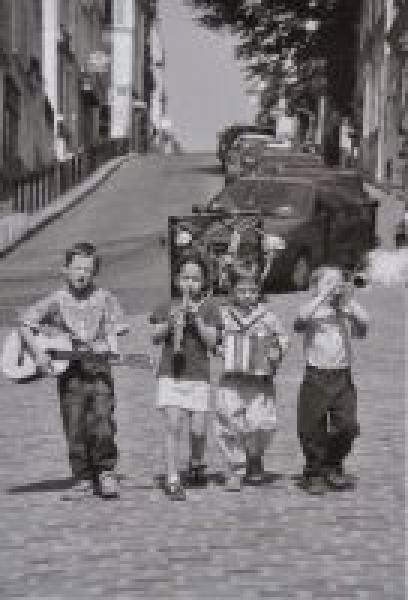 Postkarte "Boys Band" Montmartre